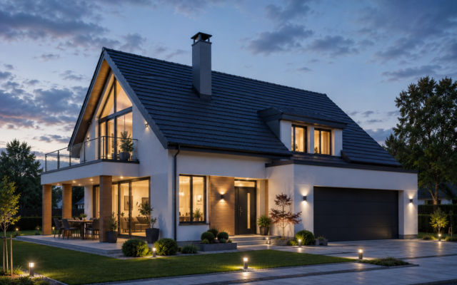 Komin systemowy a układ kondygnacji w domu – dlaczego pion instalacyjny trzeba planować razem z architekturą